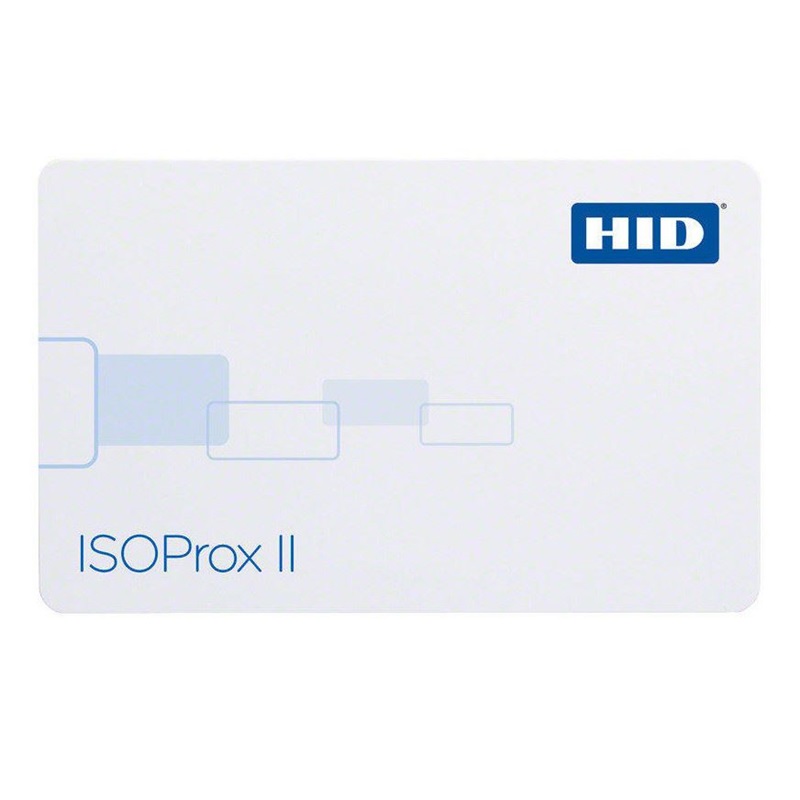 Billede af Blanke hvide plastkort HID™ 1586 LGGMN ISOPROX II RFID Proximity. 70102192